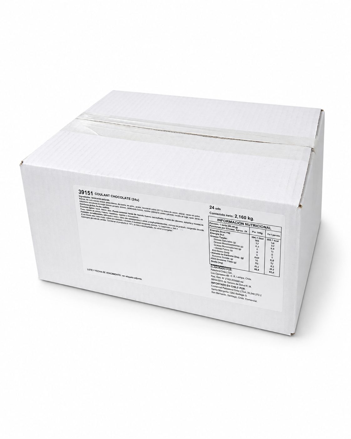 Volcán de Chocolate - Caja de 24 unidades